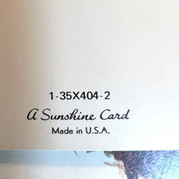 Vtg GREETING CARDS "Winged Beauties" Watercolor Birds Embossed Full Set Ephemera - Picture 8 of 15